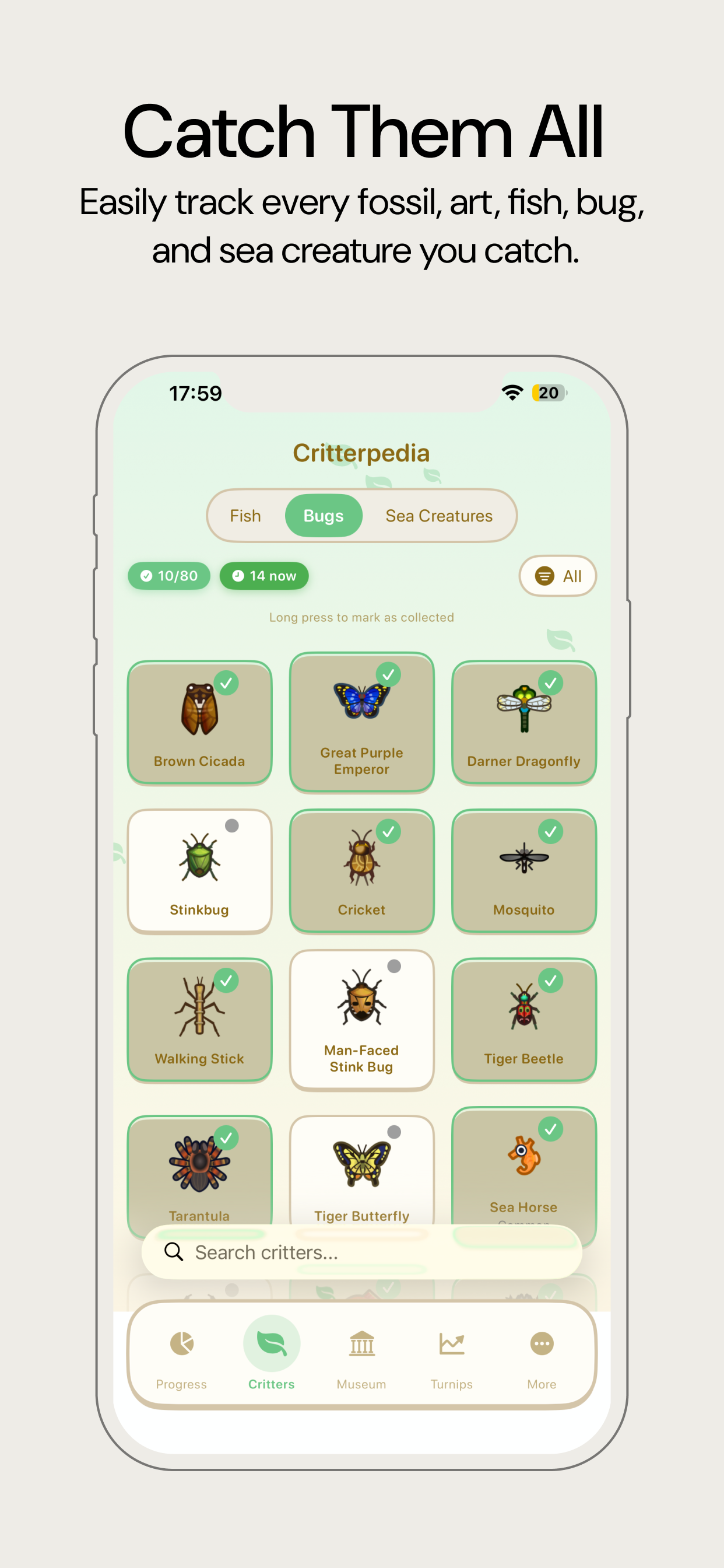 ACNH Guide Critterpedia