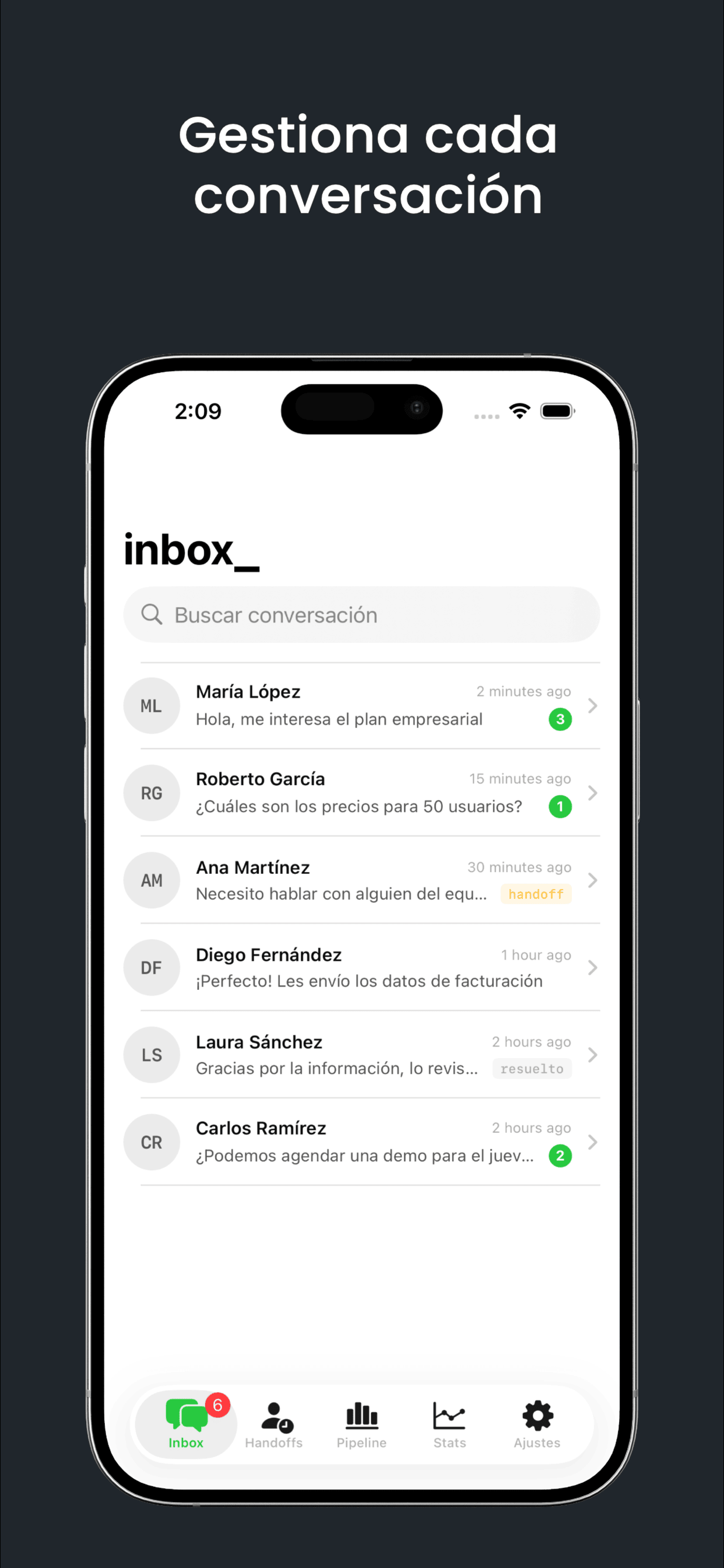 Loomi unified inbox